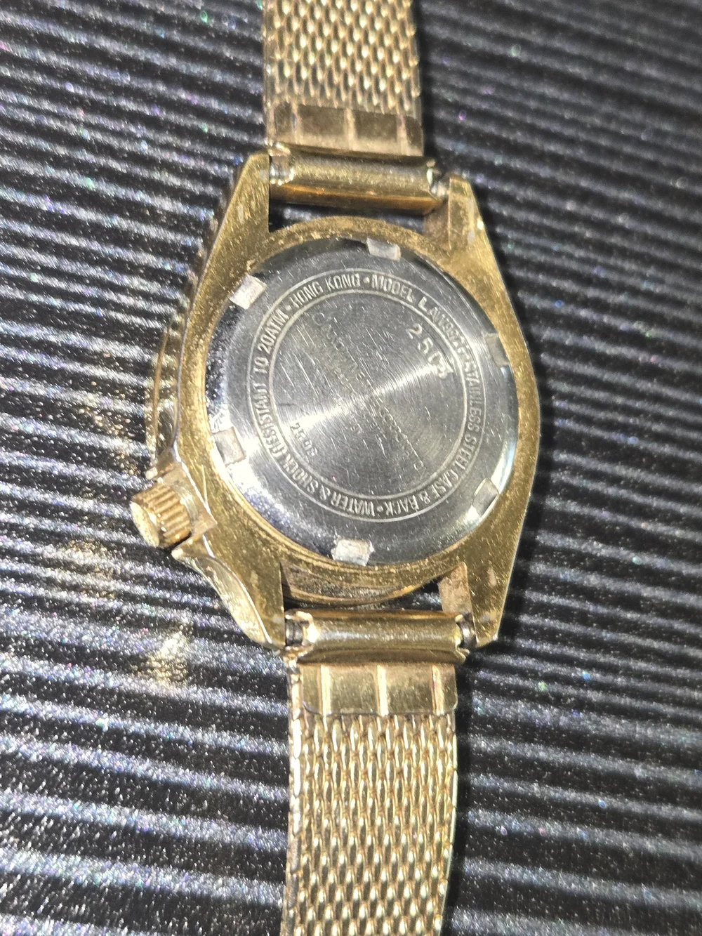 Womans Innovative Time Gold And Black Watch